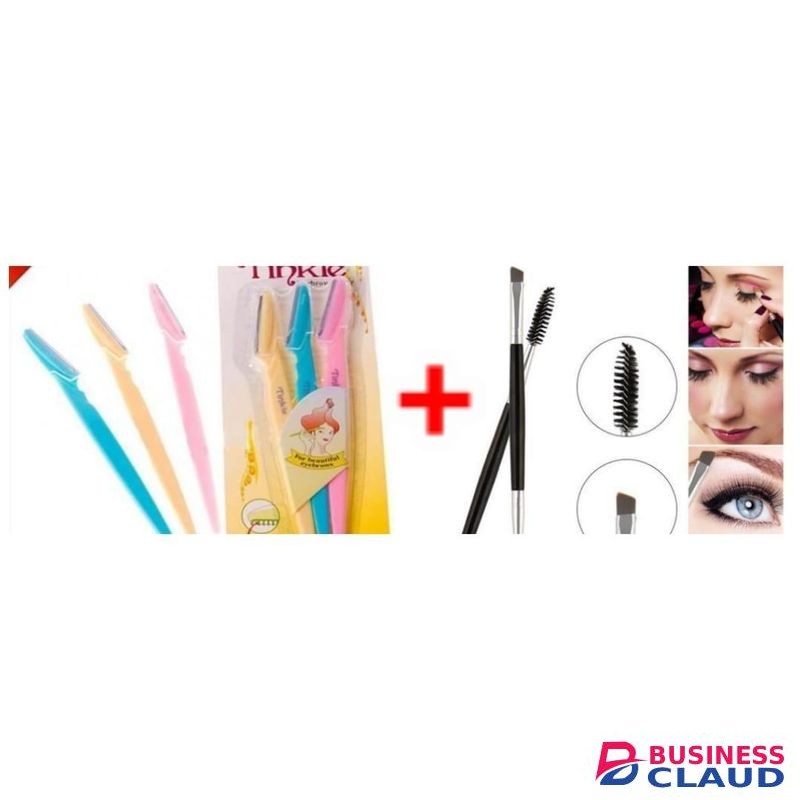 Tinkle Eyebrow Shaper Razor +eyebrow Brush Spoolie