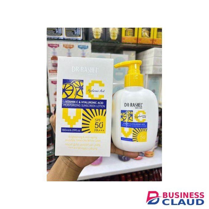 Dr. Rashel Vitamin C Hyaluronic Acid moisturizing sunscreen lotion