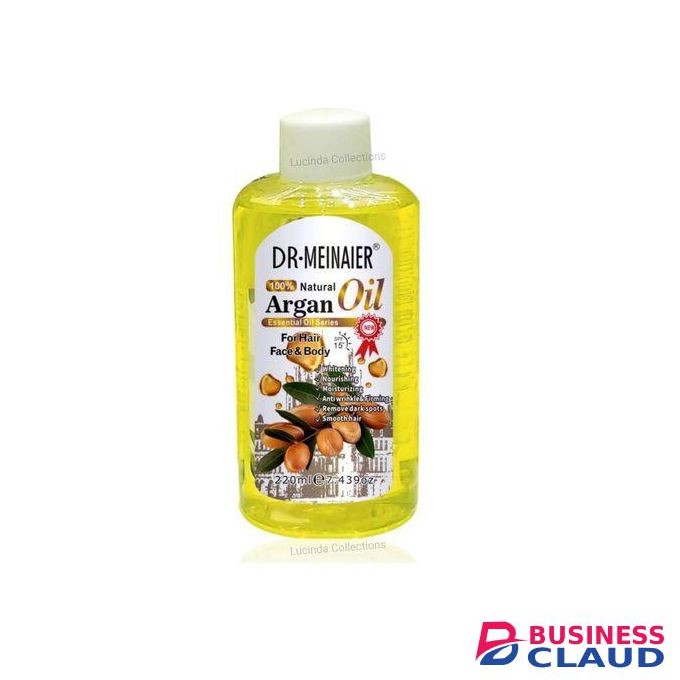 DR MEINAIER Natural Argan Oil For Hair Face & Body -220ml