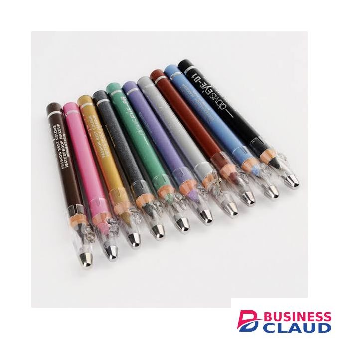 Davis 12pcs Bold + Bright Waterproof Eye And Lip Liner Pencils