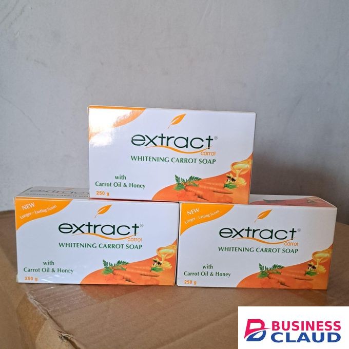 Extract Whitening Soap With Carro t& honey Extract,250g