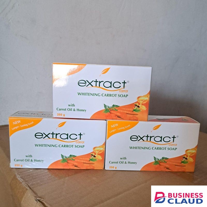 Extract Whitening Soap With Carro t& honey Extract,250g
