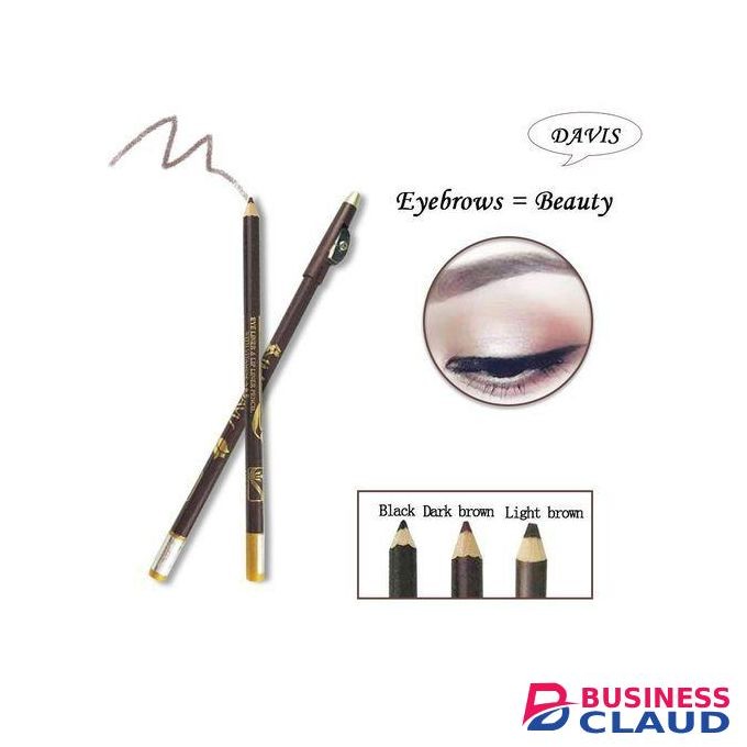 Davis 2 pcs Eye And Lip Liner Pencil Black & Brown
