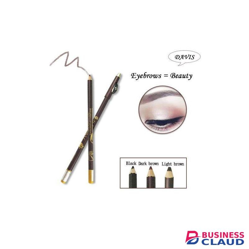 Davis 2 pcs Eye And Lip Liner Pencil Black & Brown
