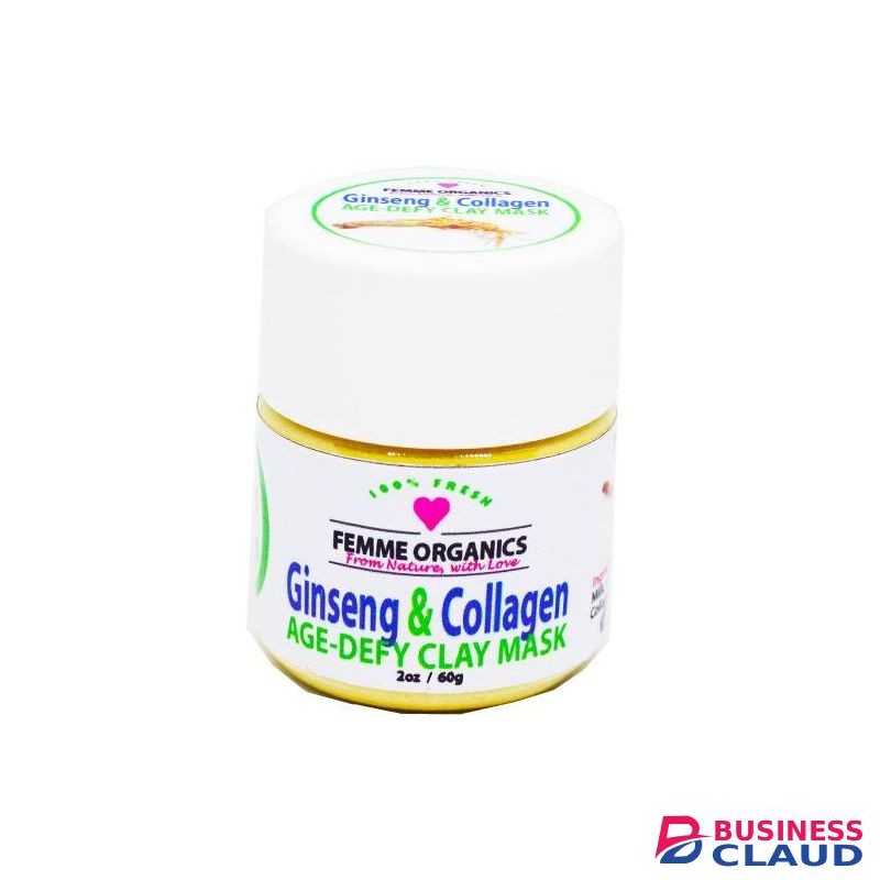 Femme Organics Ginseng & Collagen Age-Defy Clay Mask