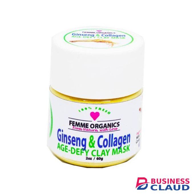 Femme Organics Ginseng & Collagen Age-Defy Clay Mask