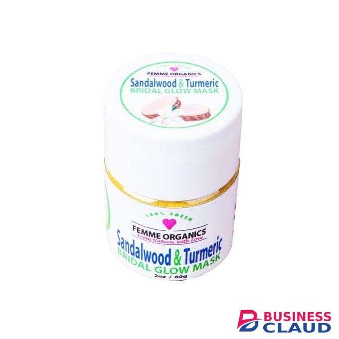 Femme Organics Sandalwood Turmeric Bridal Face Mask
