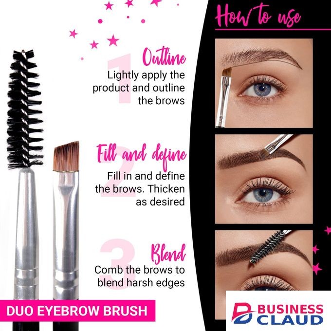2 in 1 Eyebrow brush + Free Eyebrow pencil