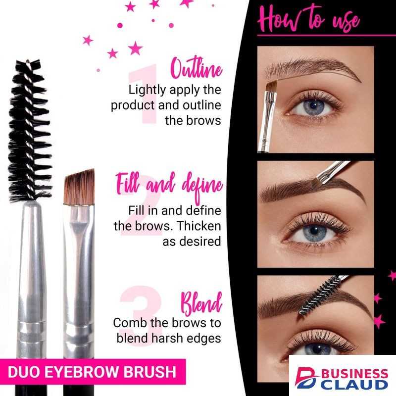 2 in 1 Eyebrow brush + Free Eyebrow pencil