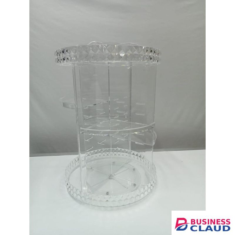 360° Rotating cosmetic organizer