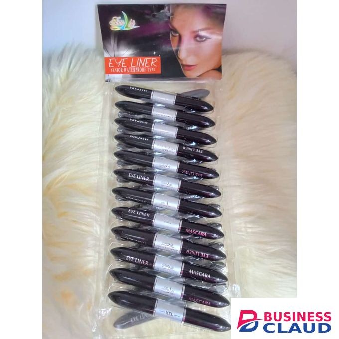 2 In 1 Eyeliner & Mascara Waterproof -All Season Use