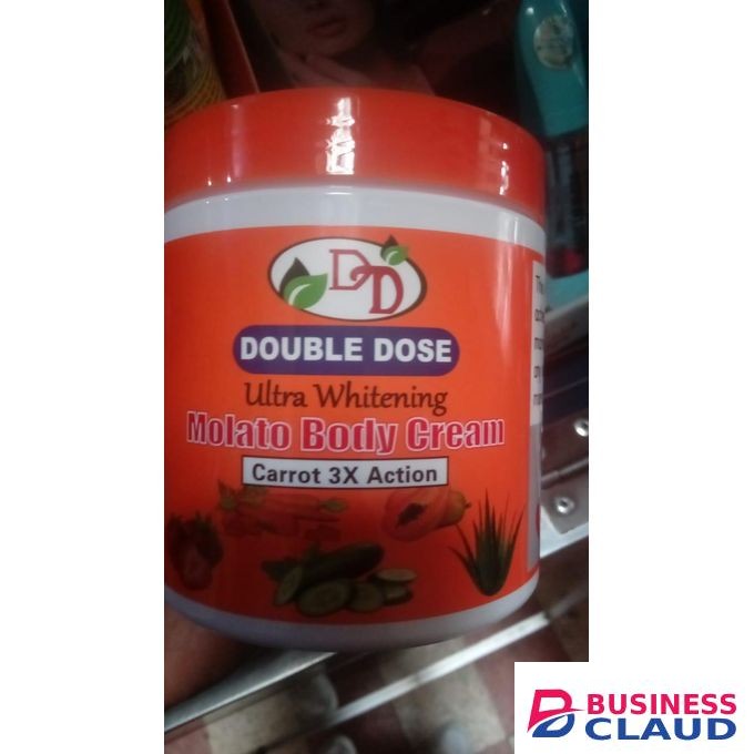 Double Dose Ultra Whitening Molato Body Cream with Carrot 3X Action.
