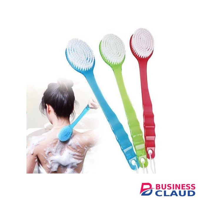 Lower Back Soft Brush Body Scrubber And Massager