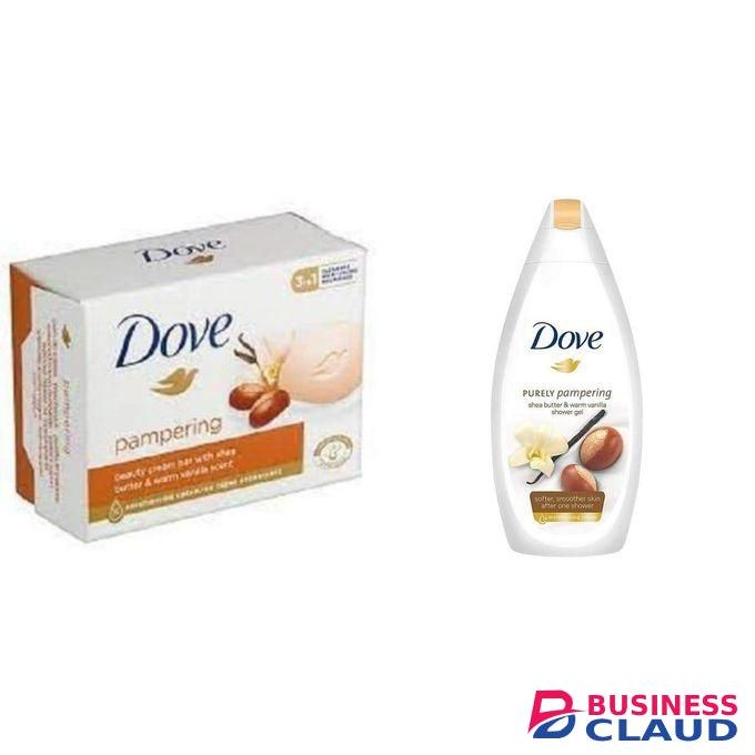 Dove 2 in 1 Beauty soap and pampering Body Wash
