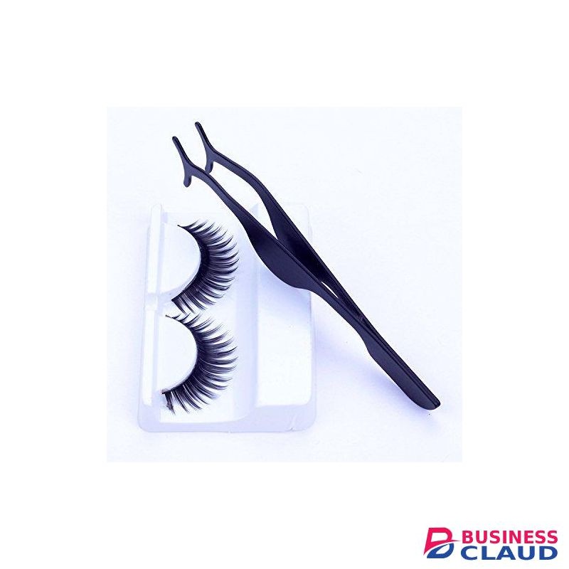 Eyelash Applicator Tool Plastic Eyelashes Extension Tweezers