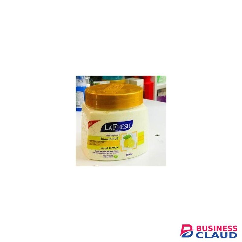 La Fresh Exfoliating Face And Body Scrub - Lemon