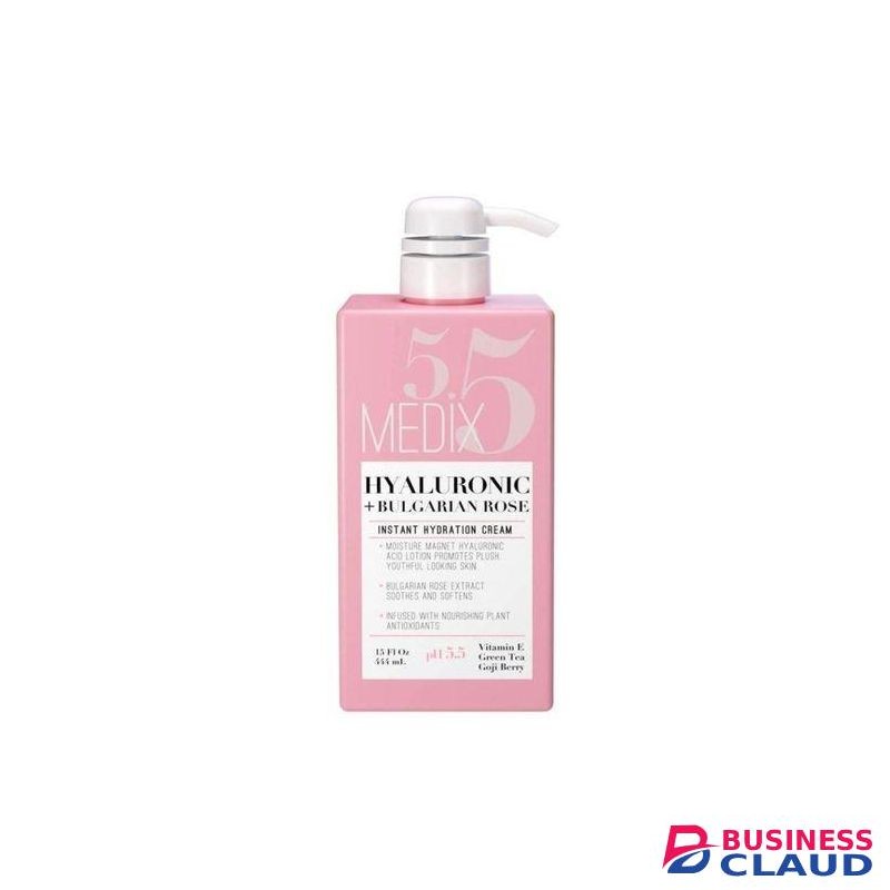 Medix5 5 Hyaluronic Acid Plus Bulgarian Rose Instant Hydration ,Moisturizing Dry Skin Cream-444ml