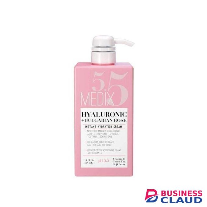 Medix5 5 Hyaluronic Acid Plus Bulgarian Rose Instant Hydration ,Moisturizing Dry Skin Cream-444ml