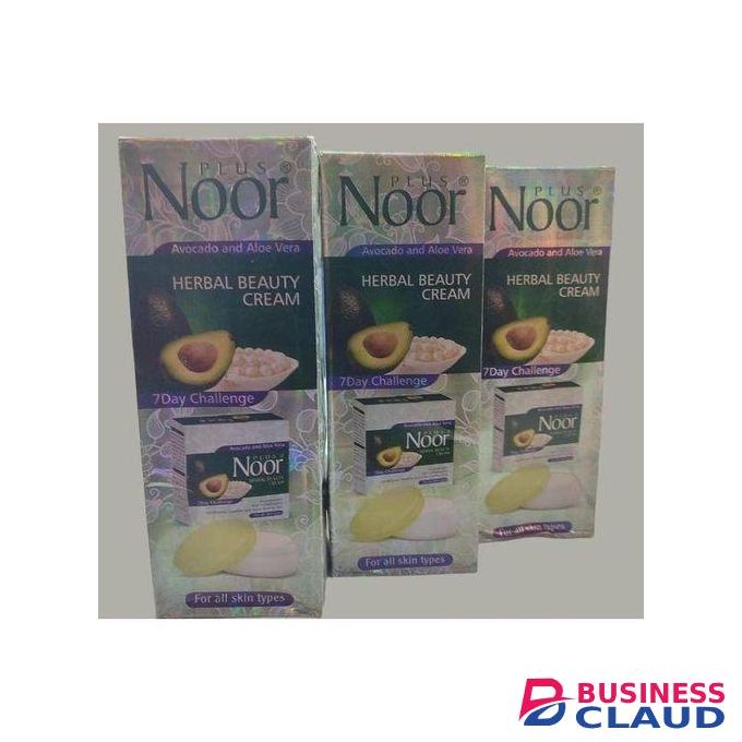 Noor herbal beauty cream for Brighter, smoother & even Toned Skin Complexion.