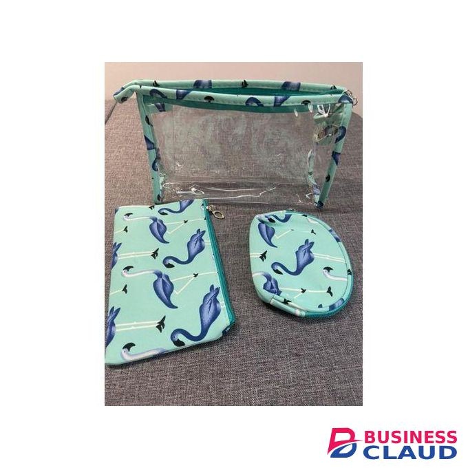 3 In 1 Cosmetic/Toiletry/Makeup/Make Up Travel Bag Set