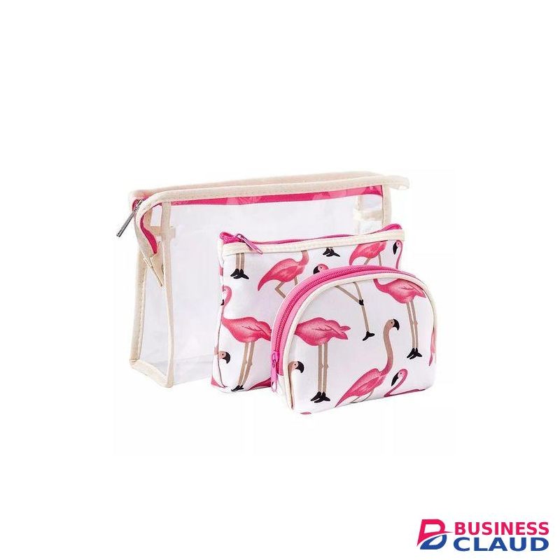 3 In 1 Cosmetic/Toiletry/Makeup/Make Up Travel Bag Set