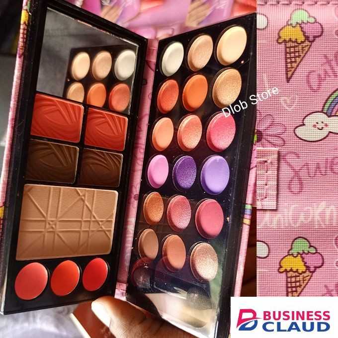 Beauty 26colors Eyeshadow Palette Matte Glitter Eyeshadow Palette Wallet+Mirror+Brush