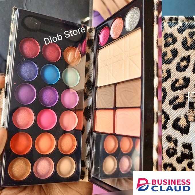 Beauty 26colors Eyeshadow Palette Matte Glitter Eyeshadow Palette Wallet+Mirror+Brush