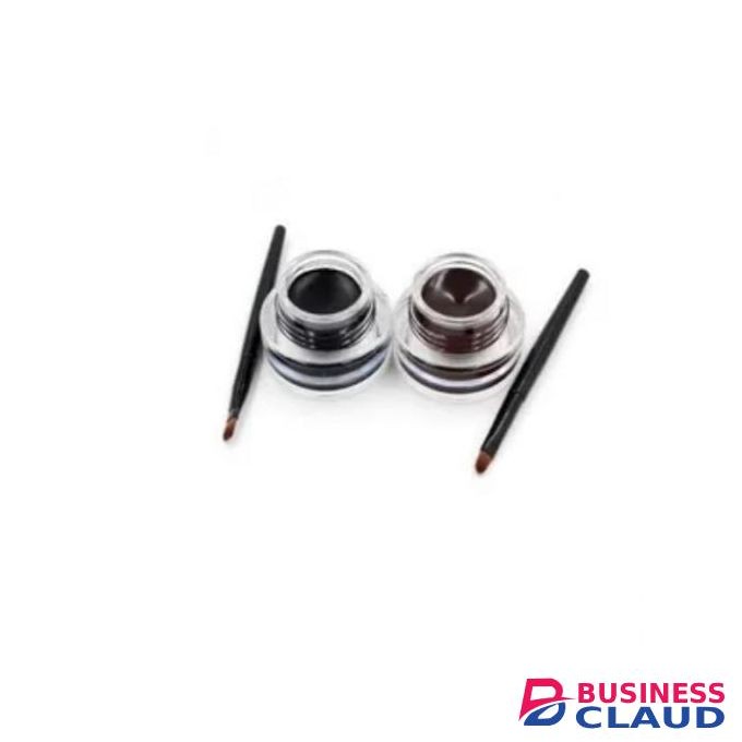 2in1 Longwear Waterproof Eyeliner/Eyebrows Gel(Black&Brown)