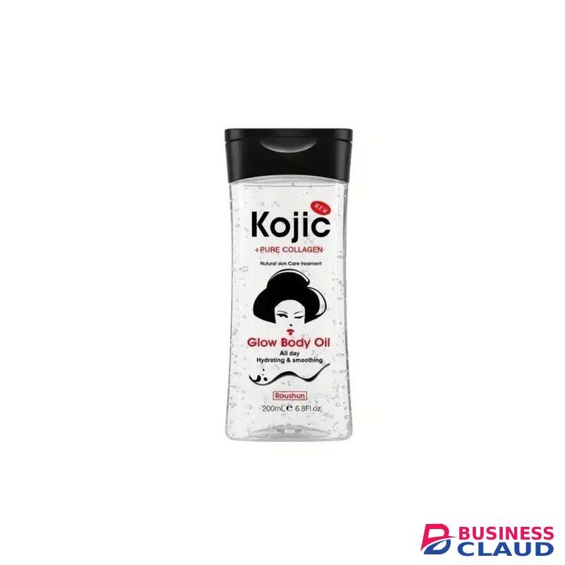 Roushun Kojic + Pure Collagen Skin Lightening Body Oil Smoothens And Hydrates All Day Long