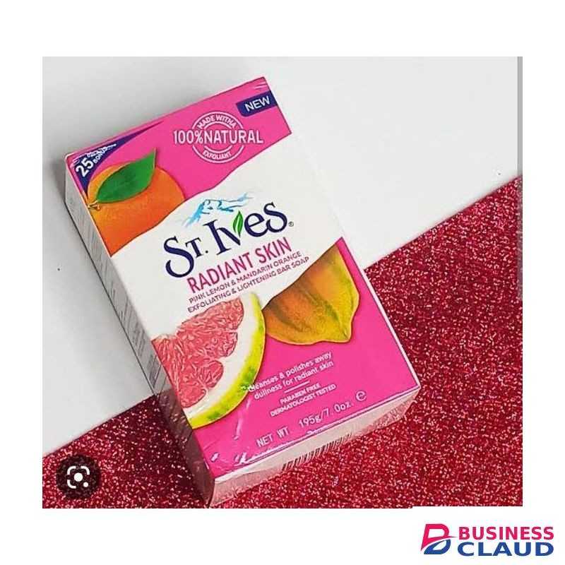 St Ives Radiant Skin Pink Lemon & Mandarin Bar Soap.