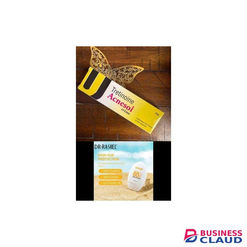 tretinoin Acnesol Acne Cream & Free sunscreen