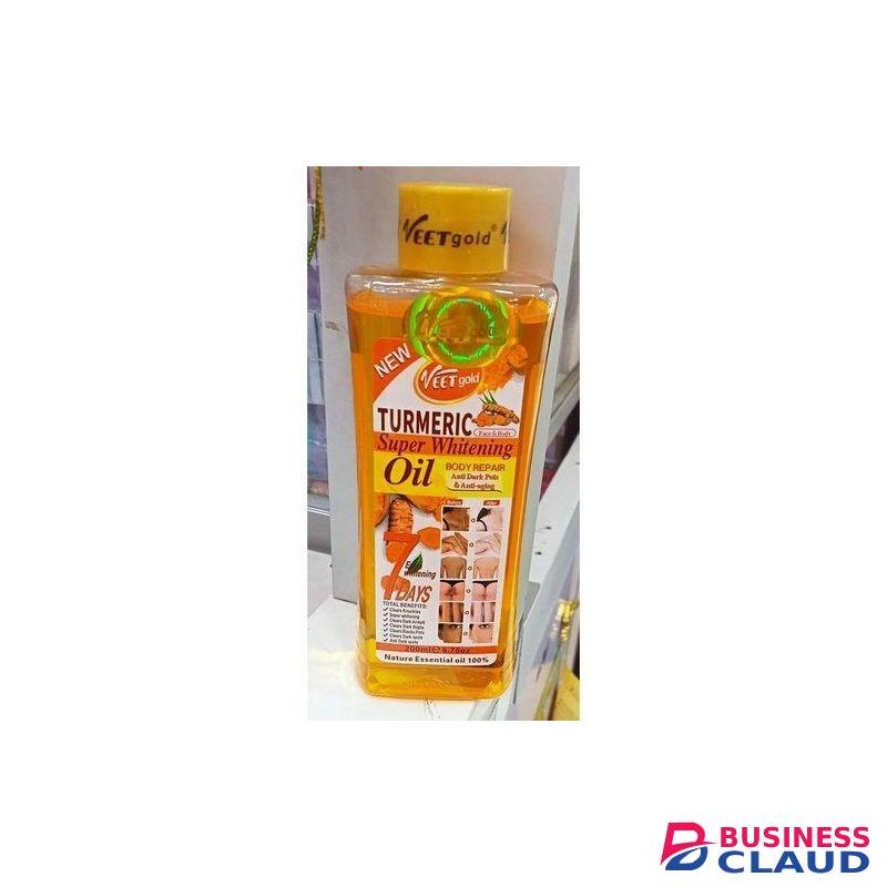 VEET GOLD Turmeric Oil Whitening & Brightening Body Oil 200ml