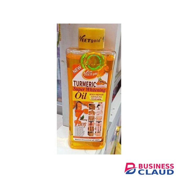 VEET GOLD Turmeric Oil Whitening & Brightening Body Oil 200ml