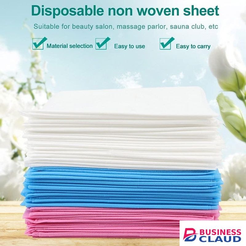 10 Pcs Disposable Non-Woven Massage Bed Sheets for Spa and Salon, Waterproof Thickened Sterile Sanitary Bed Covers for Physiotherapy and Beauty Use