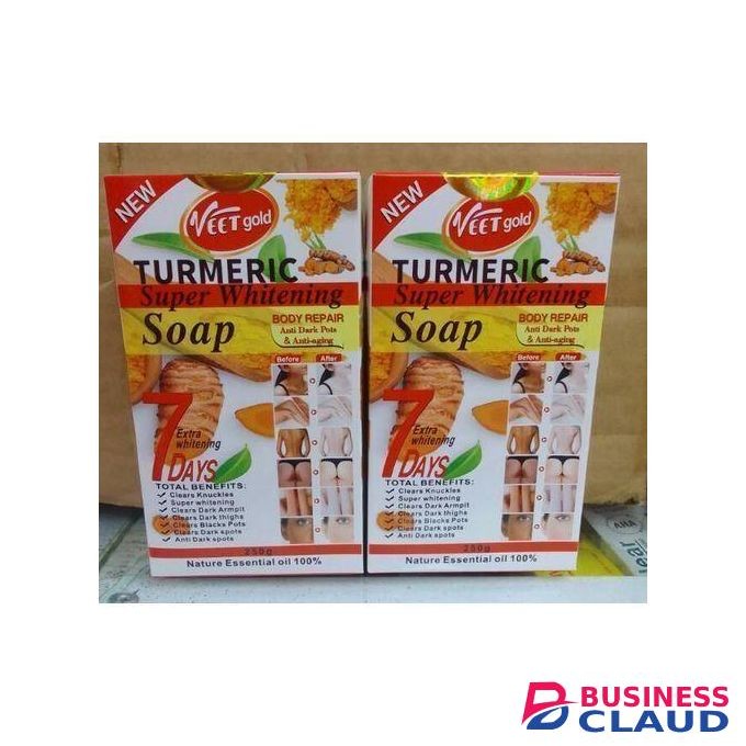 VEET GOLD TURMERIC Anti Dark Spots SOAP. Removes Dark Knuckles, Black Spots & Dark Spots