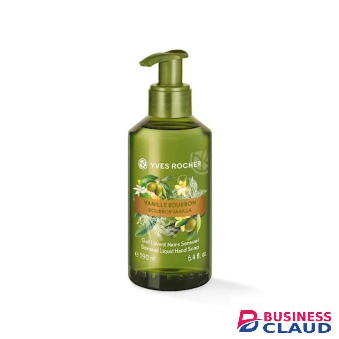 Yves Rocher Liquid Hand Soap Vanilla Bourbon – 190ml Moisturising Hand Cleanser