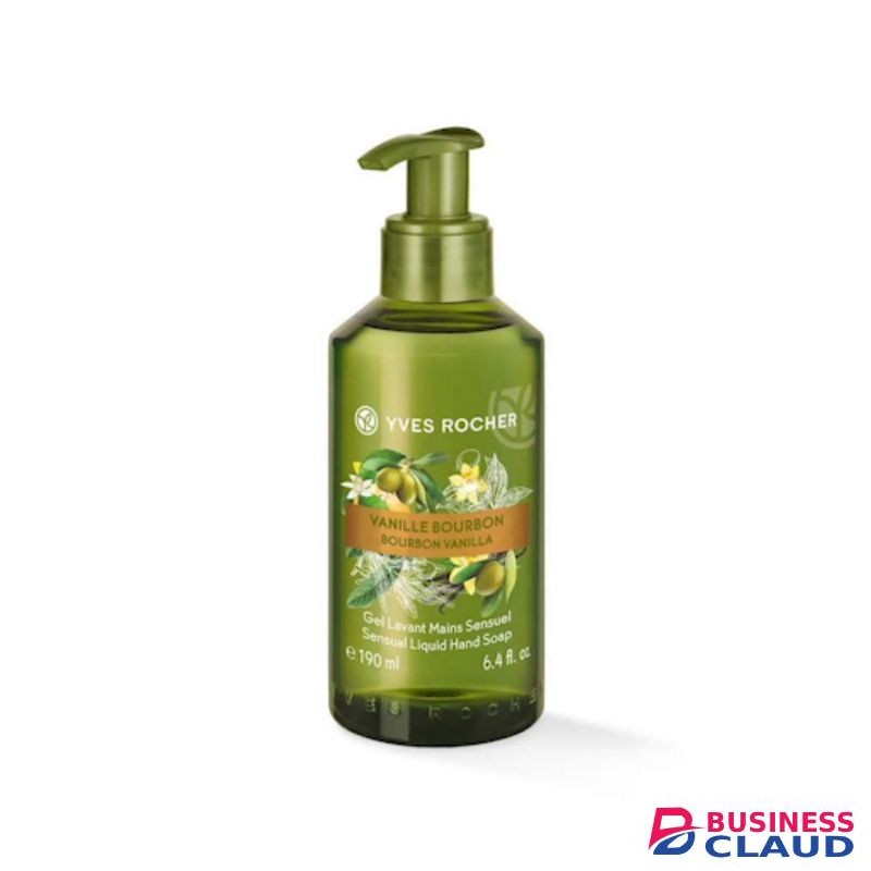 Yves Rocher Liquid Hand Soap Vanilla Bourbon – 190ml Moisturising Hand Cleanser