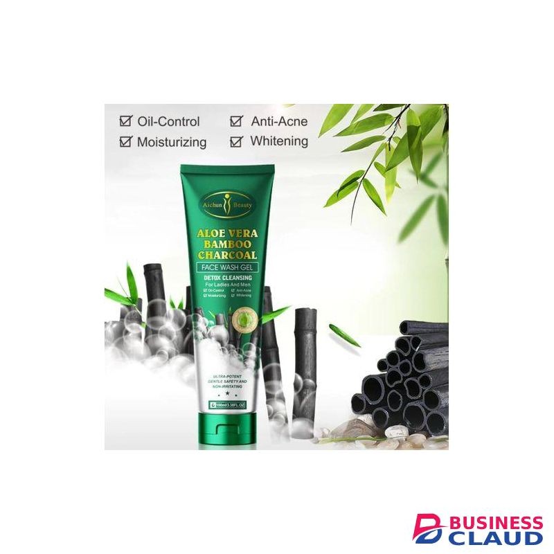 Aichun Beauty Aloe Vera Bamboo Charcoal Deep Cleansing Face Wash