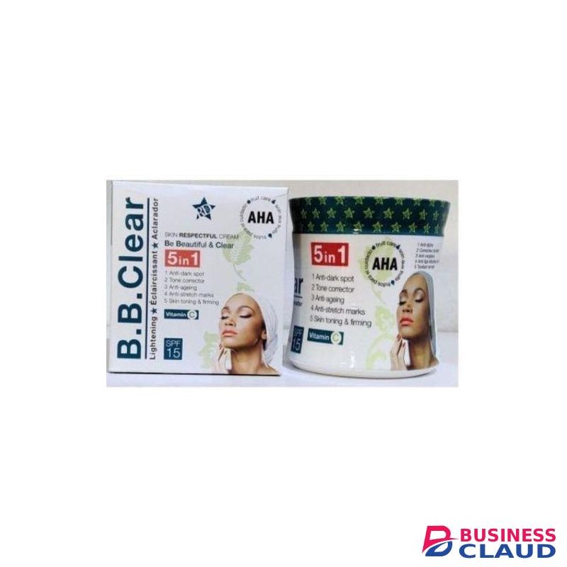 BB Clear AHA 5 in 1 lightening body cream