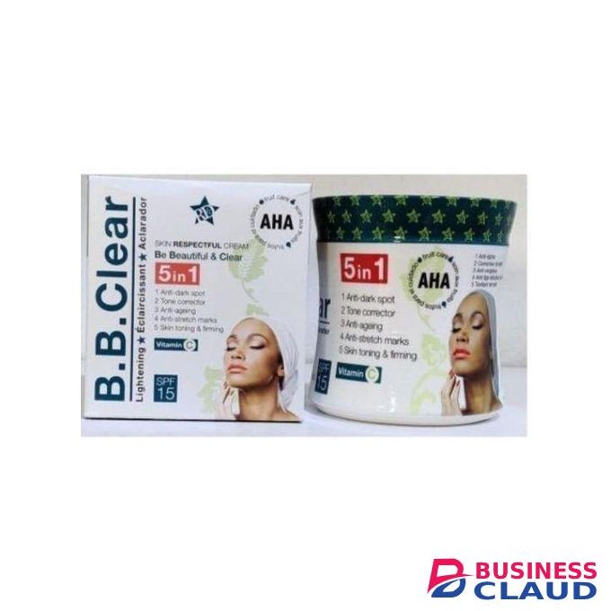 BB Clear AHA 5 in 1 lightening body cream