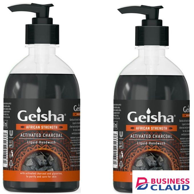 Bath Geisha Activated Charcoal Liquid Handwash ×2