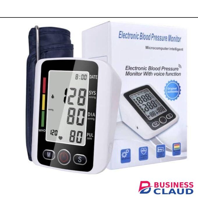 Digital Blood Pressure Monitor BP Pulse Wrist Arm Health + usb battery