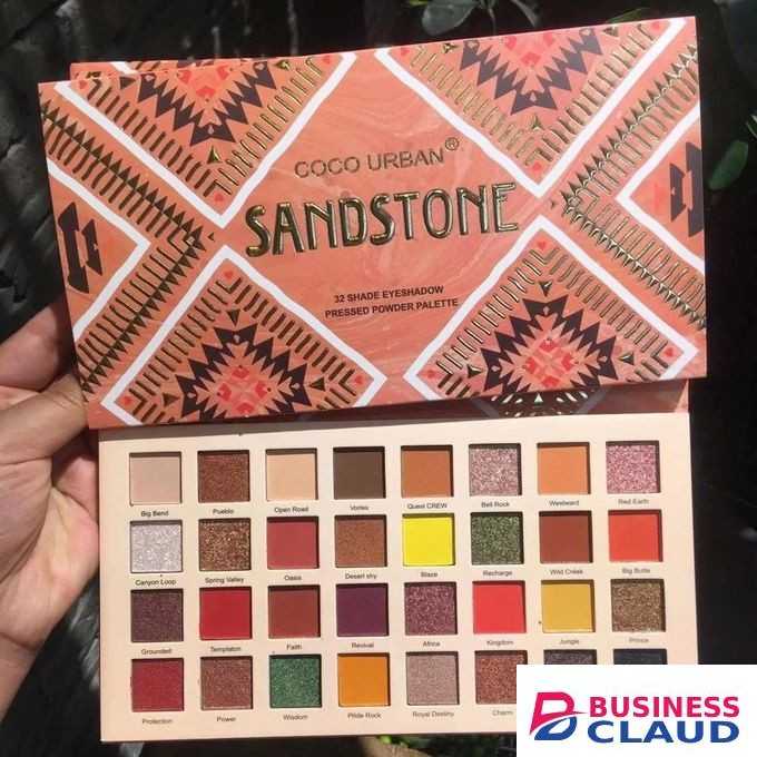 NEW TREND SANDSTONE Eyeshadow Palette Trending Eye Shadow Looks for Make Up Artists MUA