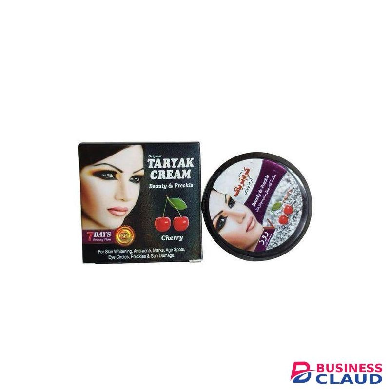 TARYAK Cherry, Licorice, Almond & Milk Beauty Cream. Removes Freckles, Acne, Eye Circles, Marks, Dark Spots, Age Spots, Moisturizes, Evens, Hydrates, Smooths, Softens And Tones The Skin.