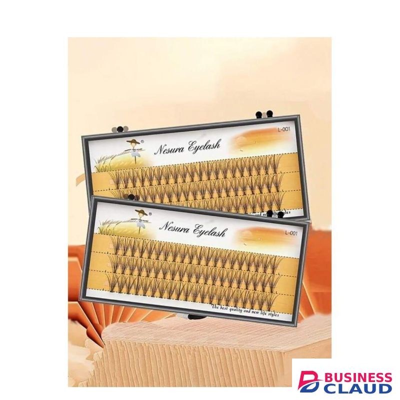 4D cluster eye lashes with human hair feeling
