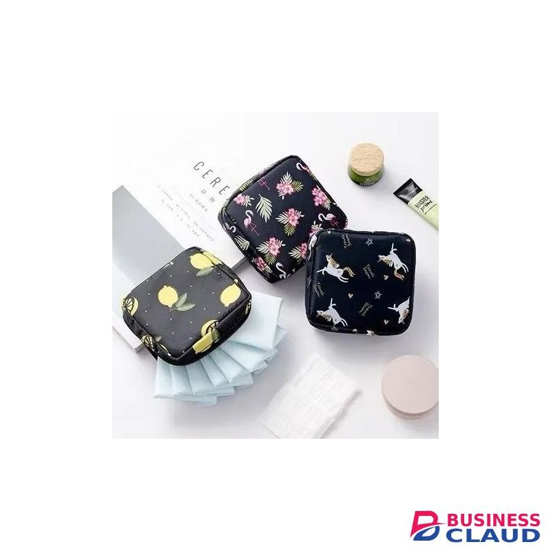 Sanitary Pad Storage Pouch Tampon Storage Bag Napkin Coin Cosmetic Bags Organizer Tampon Holder Pouch Cosmetic Bag Travel Mini Sanitary Napkin Waterproof Storage Pouch Lipstick Wallet Bags