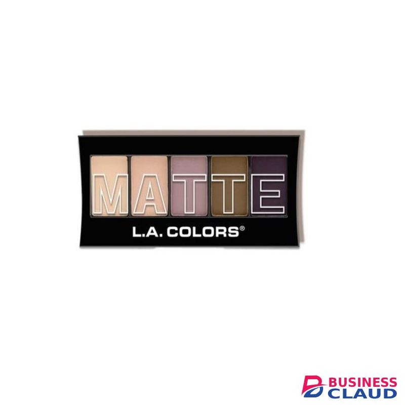 L.A. Colors 5 Color Matte Eyeshadow Palette - Natural Linen