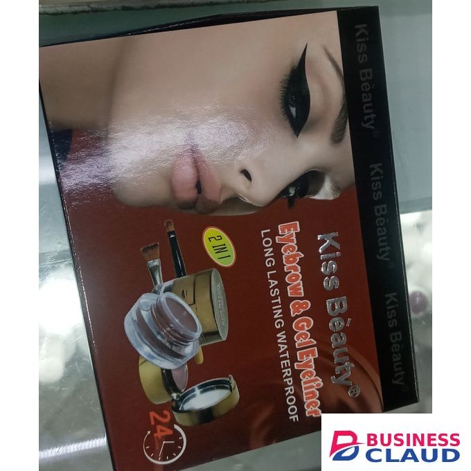 Kiss Beauty 2 In 1 Eyeliner & Eyebrow Gel