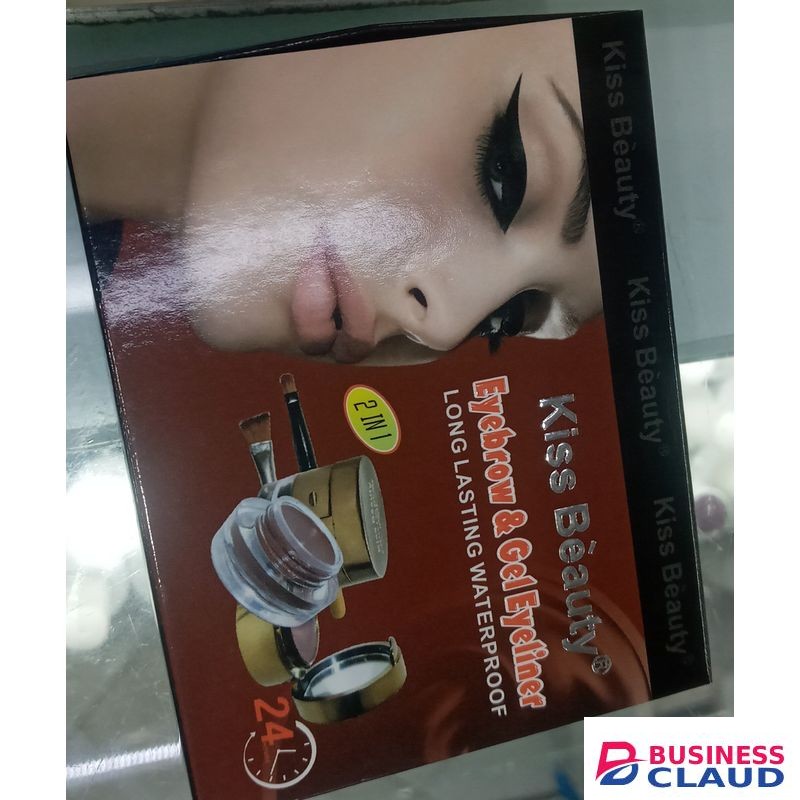 Kiss Beauty 2 In 1 Eyeliner & Eyebrow Gel