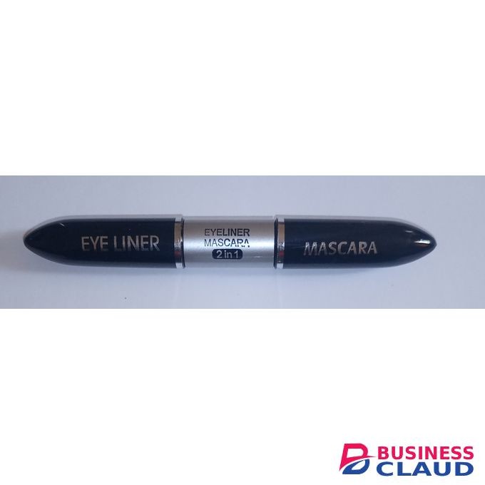 Romantic May 2 In 1 Eyeliner & Mascara Waterproof, Black